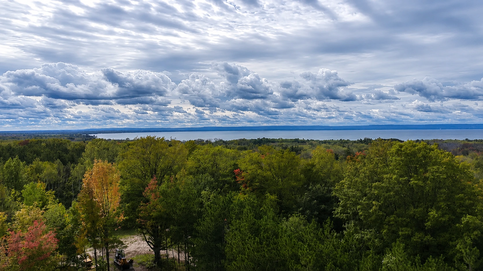 View over Georgian Bay Park and Georgian Bay